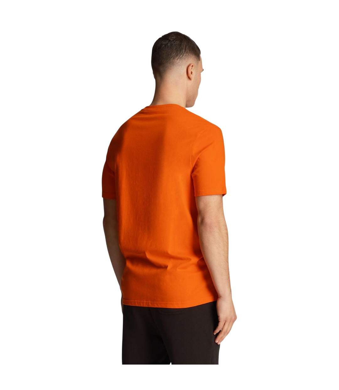 T-shirt Style Uni Homme Orange Lyle & Scott-3