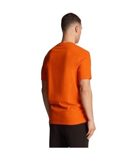 T-shirt Style Uni Homme Orange Lyle & Scott