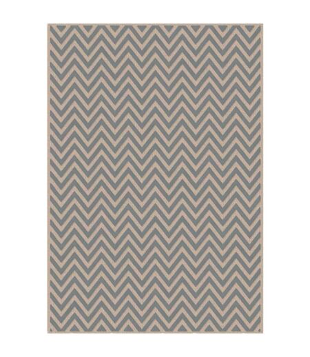 Tapis salon et chambre tissé en viscose motif géométrique CHEVROL