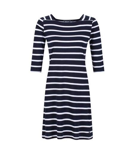 Robe décontractée paislee femme bleu marine / blanc Regatta