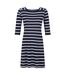 Robe décontractée paislee femme bleu marine / blanc Regatta-1