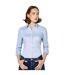 Chemisier Manches Longues Femme Bleu Clair Kustom Kit-1