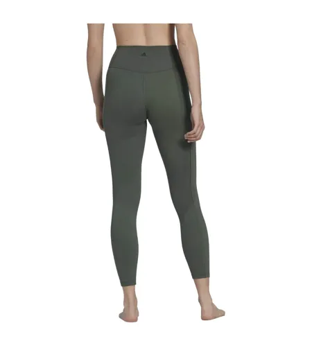 Legging Yoga Studio Femme Vert Adidas