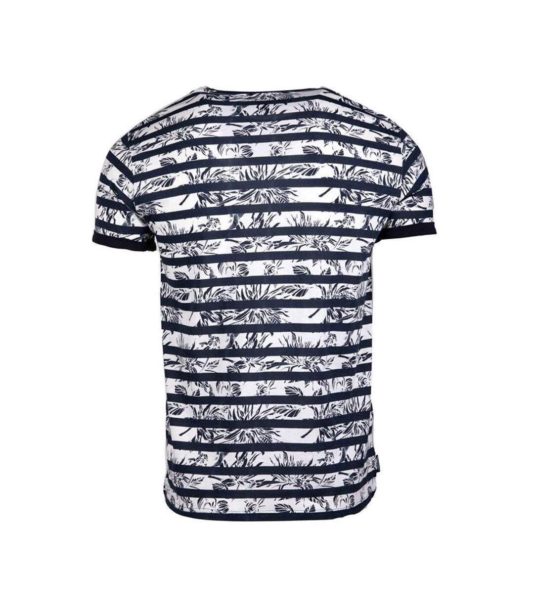 T-shirt noir/blanc homme la maison blaggio mauricio - l-2