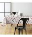 Nappe Toile Cirée Suzette 140x240cm Gris & Rouge-1