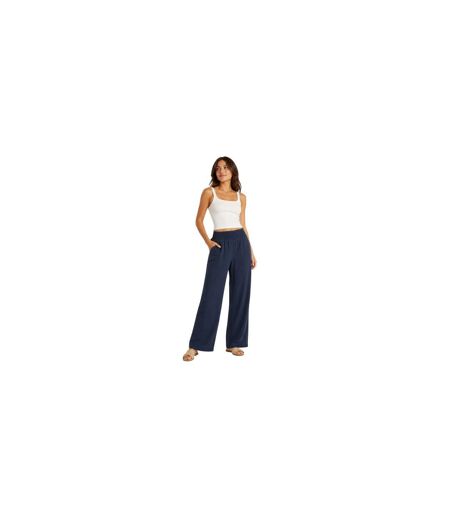 Pantalon Palazzo Femme Bleu Mer Bella Dahl