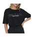 T-shirt noir femme only space life-1