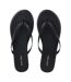 Womens/ladies Synthetic Flat Flip Flops Black Jack Wills-4