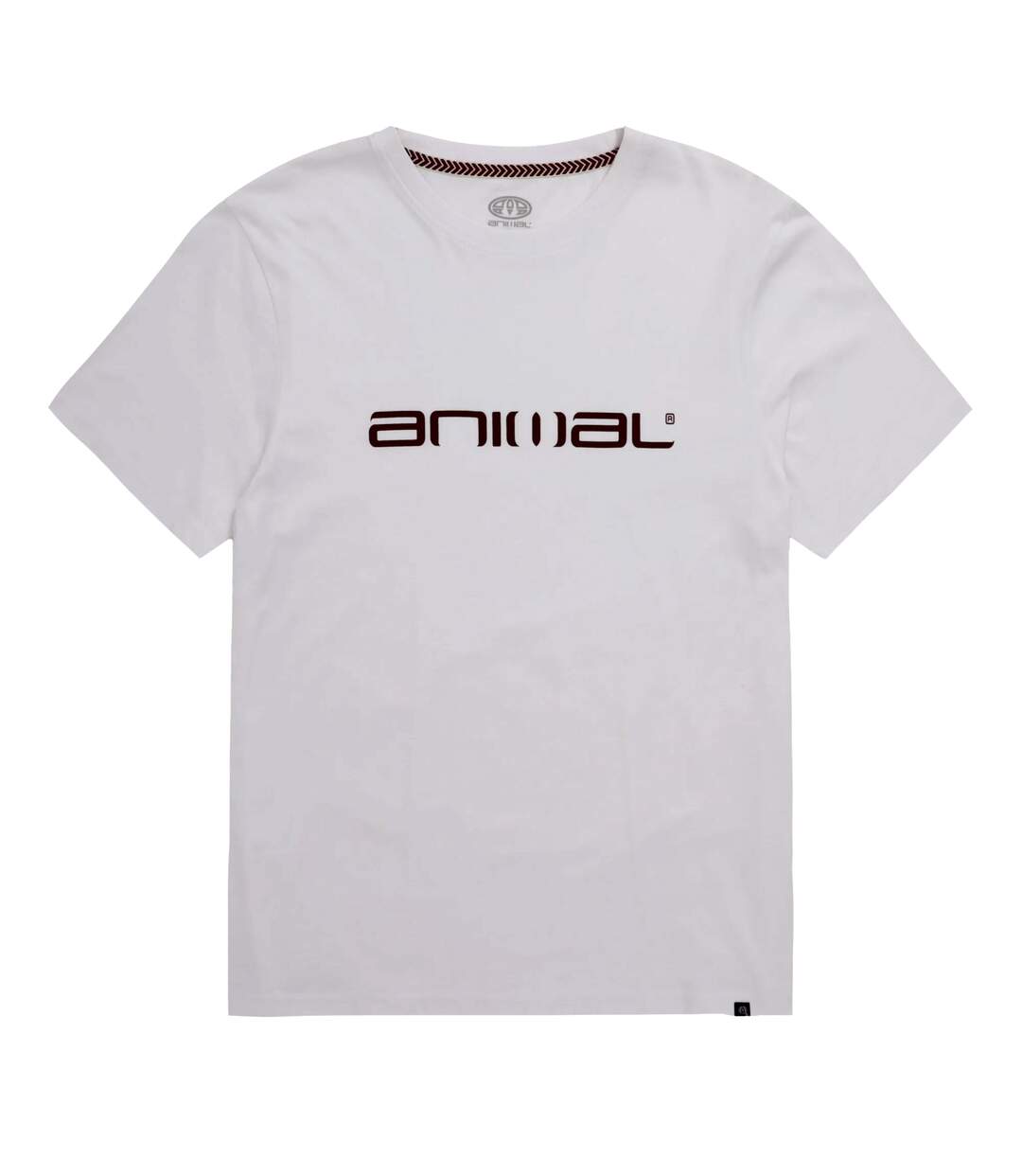 T-shirt classico homme blanc Animal Animal