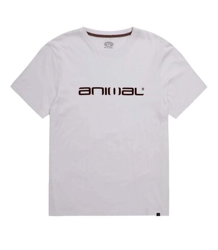Animal Mens Classico Natural T-Shirt (White)