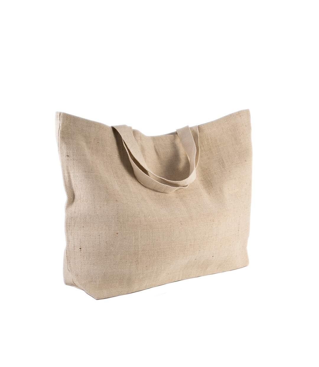 Sac de courses rustic juco taille unique vieux beige Kimood-2