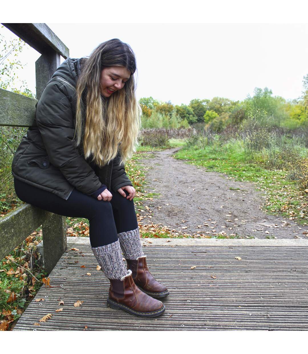 Ladies 6 Pack Alpaca Boot Socks-4