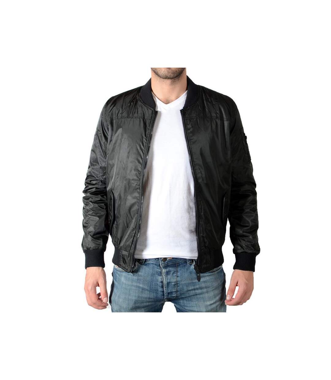 Blouson Redskins Miller Fighter Noir   Army Reversible-4