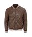Mens Snap Bomber Jacket Coffee Firetrap-1