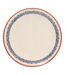 Lot de 6 Assiettes Plates Morgane 26cm Crème-1