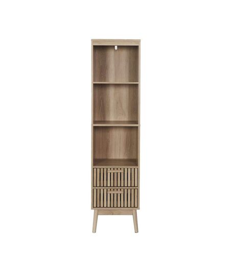 Colonne de rangement Saulk en bois - Marron