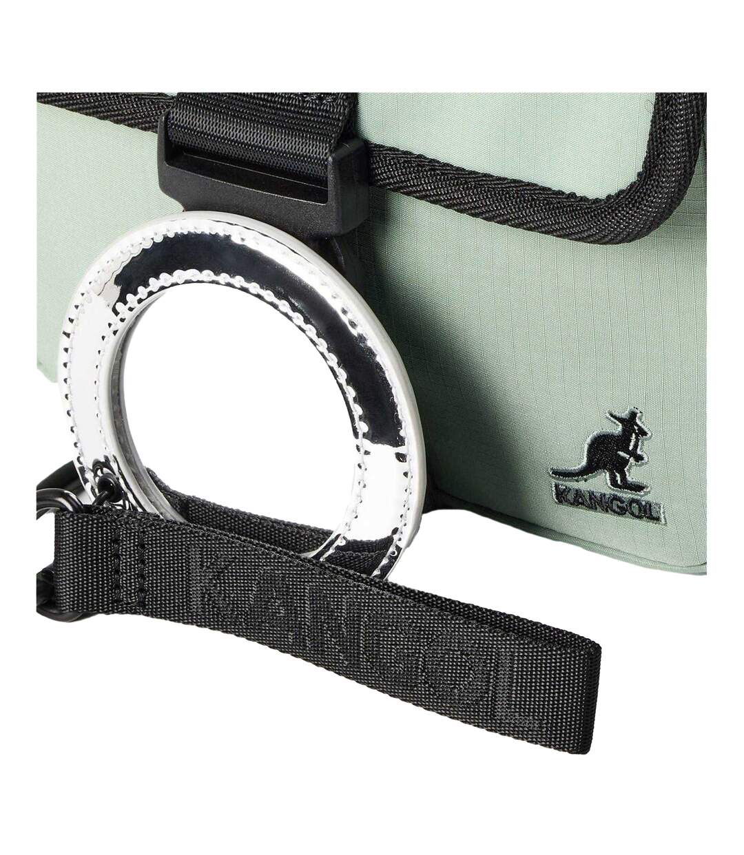 Sac À Bandoulière Motif/style Logo Taille Unique Blanc Cassé Kangol-3