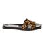 Womens/ladies Hadyn Leather H-strap Sandals Leopard Steve Madden-1