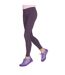 Womens/ladies gowalk wear high waist leggings dark purple Skechers