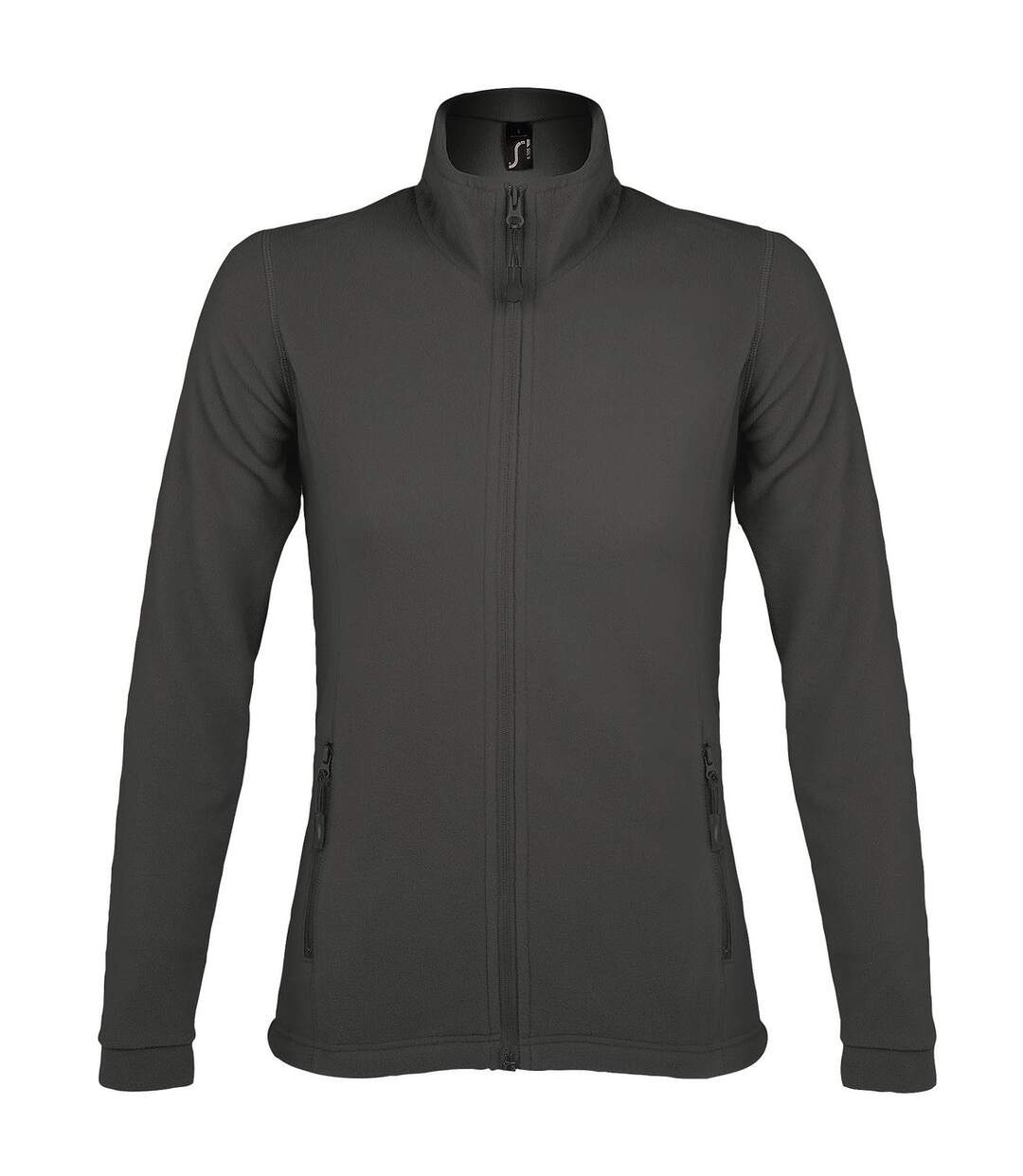 +++ FDS 250224 +++ Veste micropolaire zippée femme - 00587 - gris anthracite-1