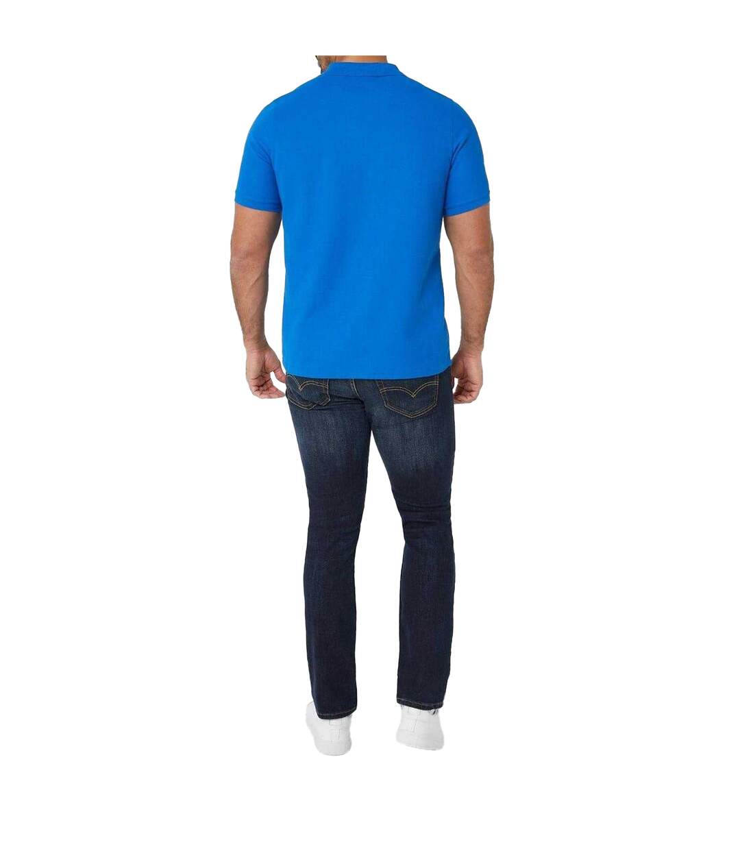 Polo Motif/style Logo Brodé Homme Bleu Roi Slazenger-4