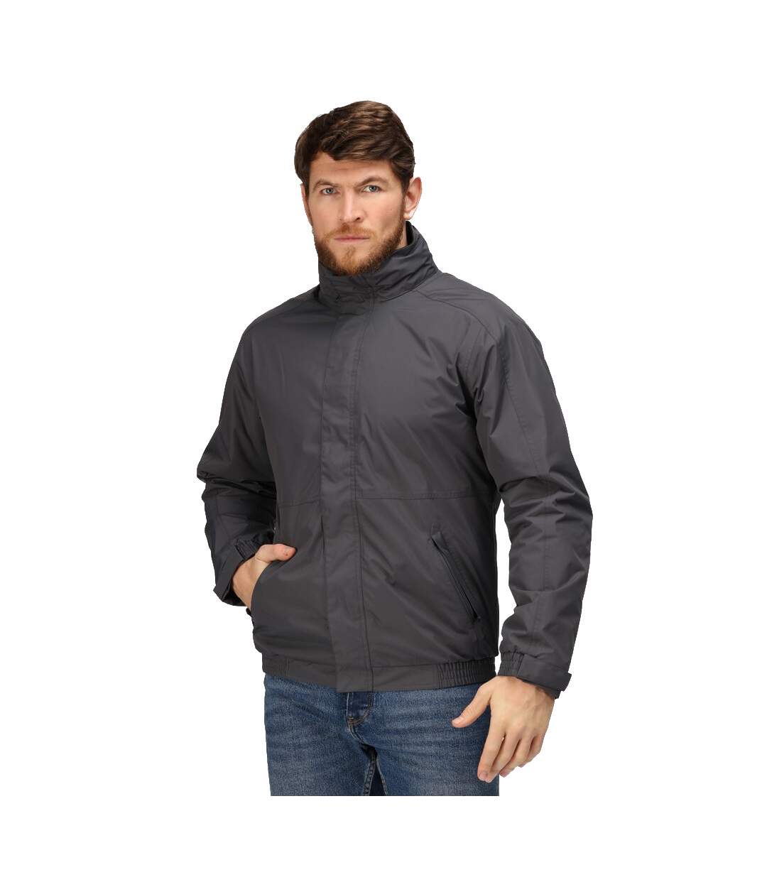 Veste imperméable dover homme gris foncé/noir Regatta-2