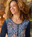 Women's Jungle Print Top-2