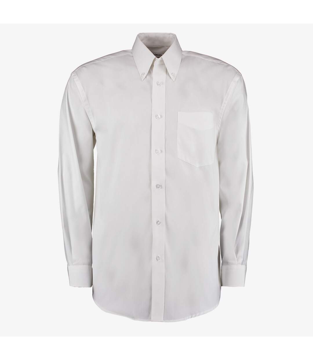 Chemise à manches longues homme blanc Kustom Kit