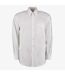 Kustom Kit Mens Long Sleeve Corporate Oxford Shirt (White)