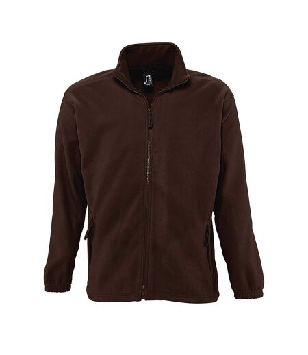 Veste Polaire North Homme Marron Foncé SOLS