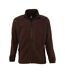 Veste Polaire North Homme Marron Foncé SOLS-1