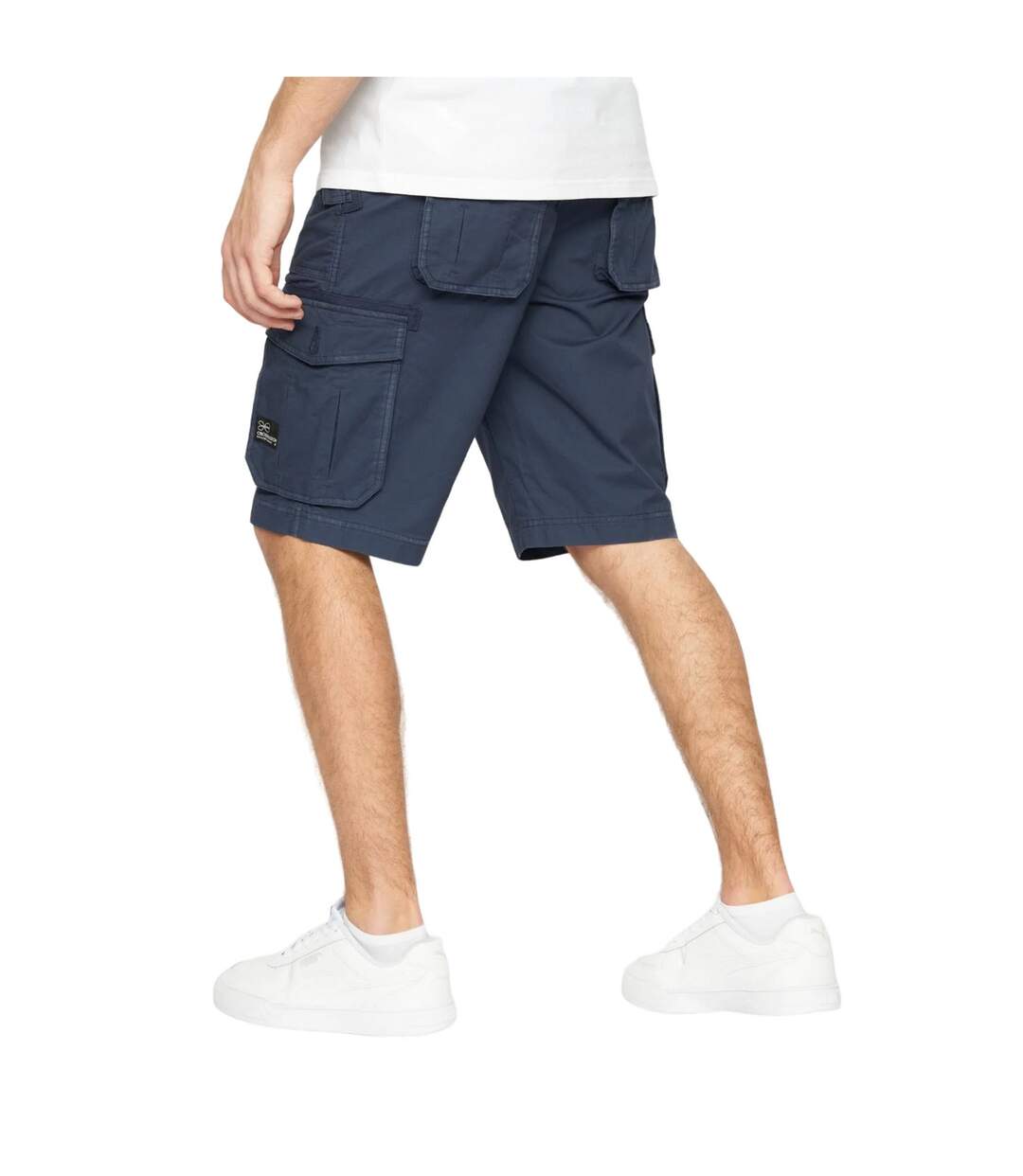 Short À Poches Kyron Homme Bleu Marine Crosshatch-3
