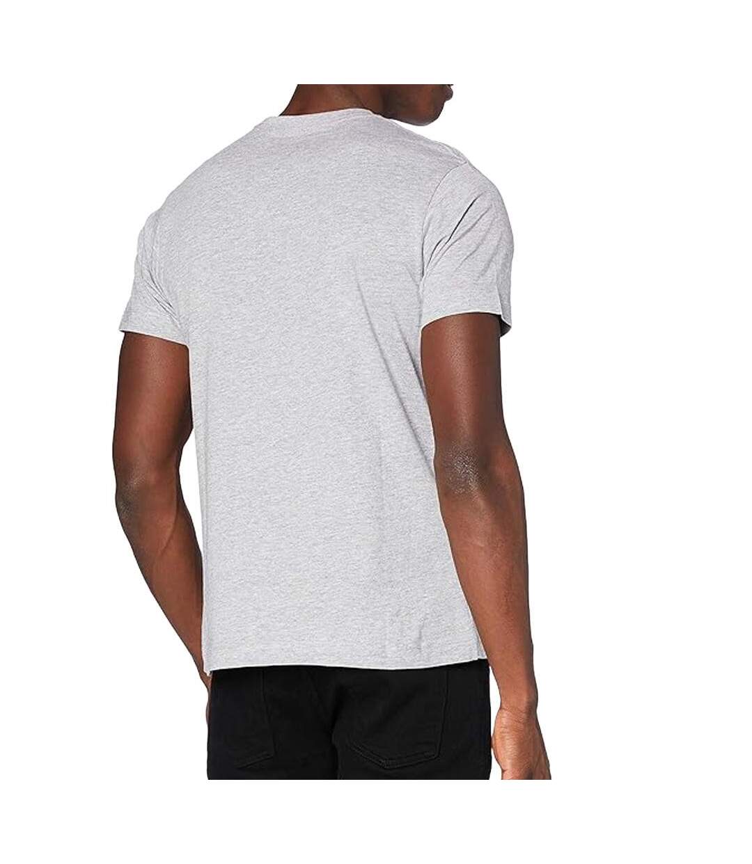 T-Shirt gris homme jaws movie poster-2