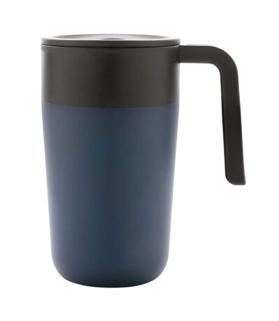 Recycled polypropylene stainless steel travel mug one size navy XD Collection