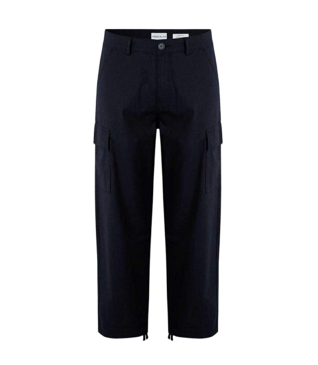 Pantalon À Poches Motif/style Uni Homme Noir SoulCal-1