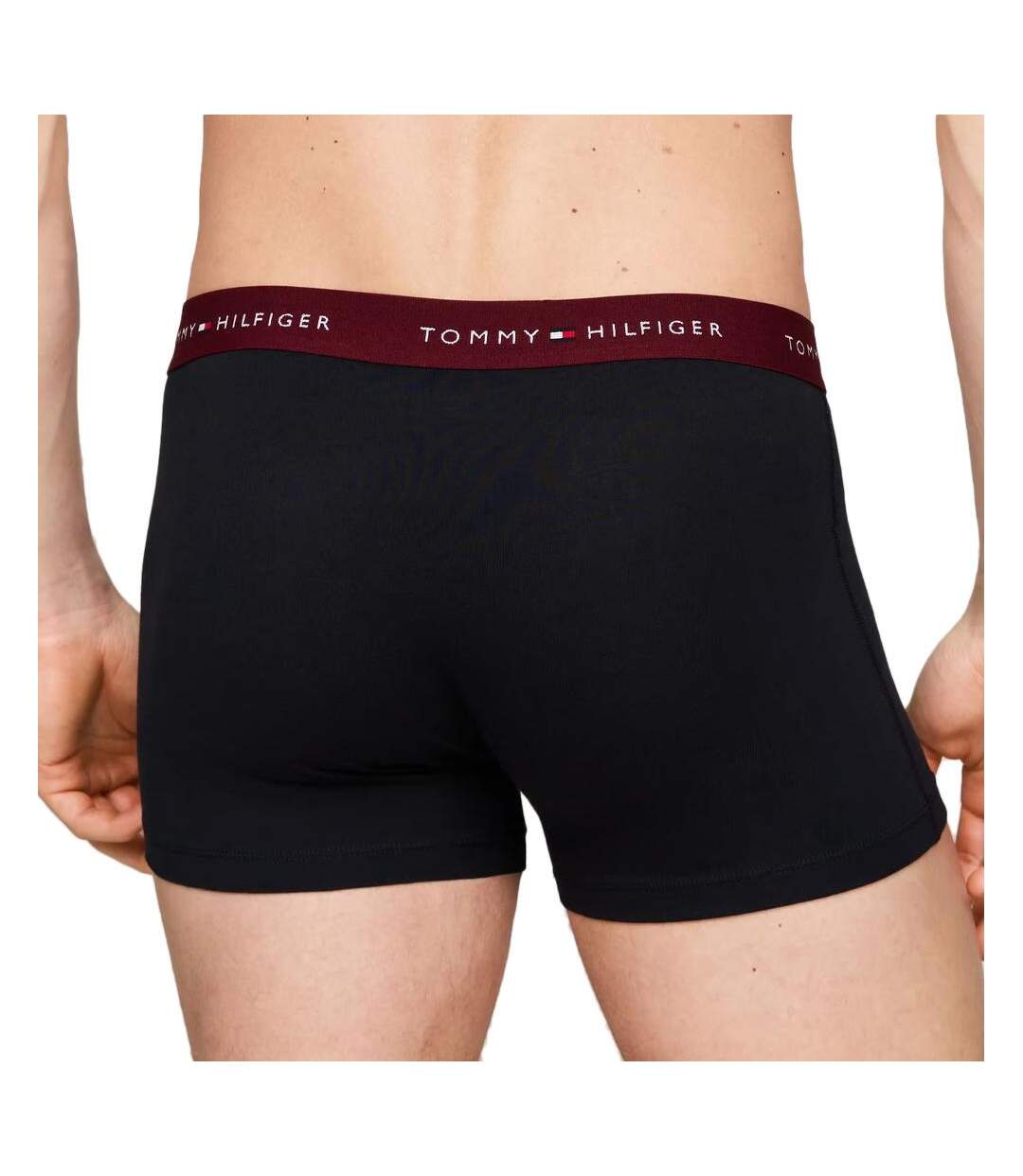 X3 Boxers Noir/Rouge Homme Tommy Hilfiger UM0UM02763 - XXL