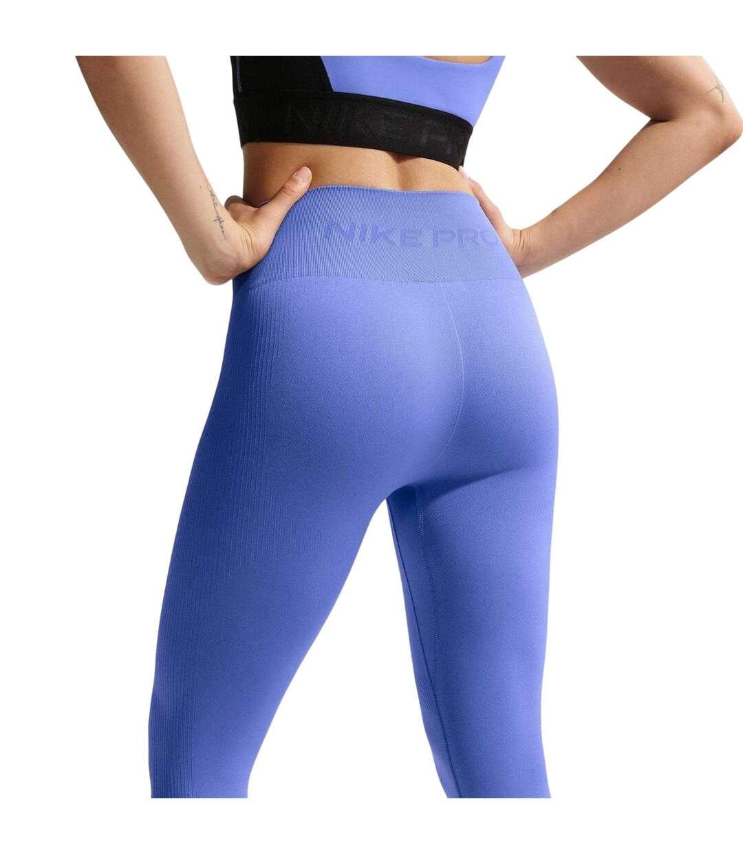 Legging Pro Femme Bleu Saphir Nike-4