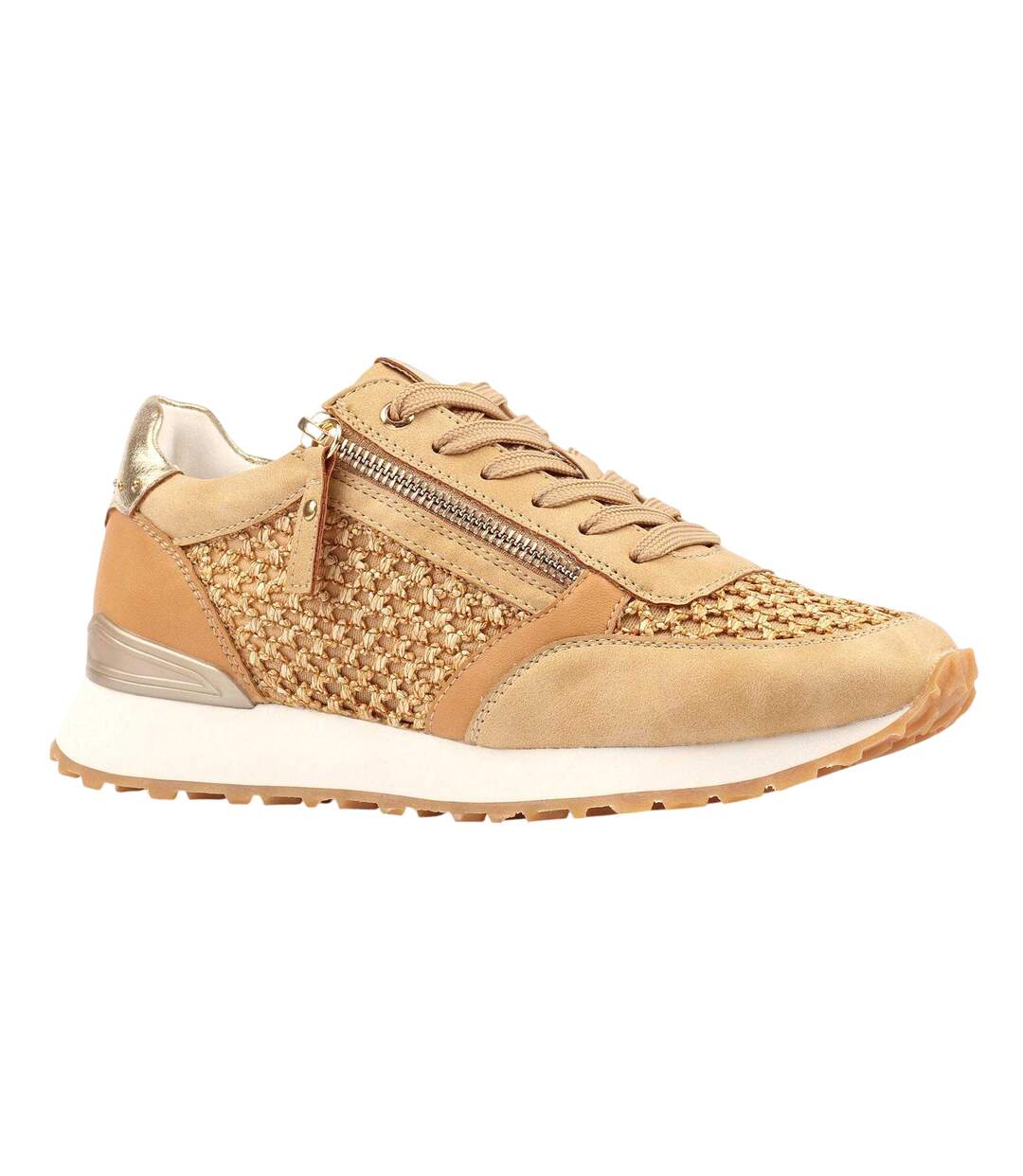 Baskets Lara Femme Marron Clair Lunar-1