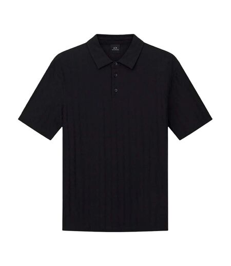 Polo Motif/style Géométrique Homme Noir Armani Exchange