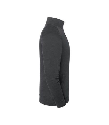 Unisex Adult Sweat Jacket Light Graphite Fruit Of The Loom