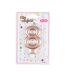 Bougie d'Anniversaire Chiffre 8 7cm Rose Gold-2