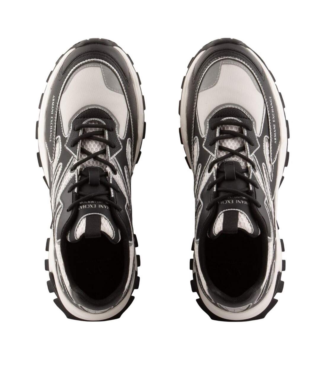 Baskets Homme Noir Blanc Armani Exchange-4