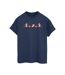 Disney Womens/Ladies Winnie The Pooh Hunny Line Cotton Boyfriend T-Shirt (Bleu marine) - UTBI47479-1