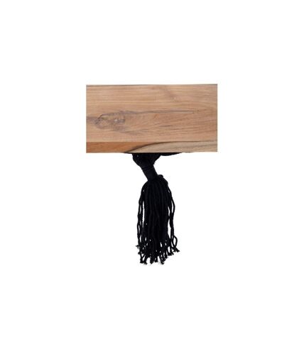 Balançoire Déco en Bois Albasia 220cm Noir