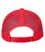 Casquette Trucker Motif/style Rétro Rouge Flexfit-2