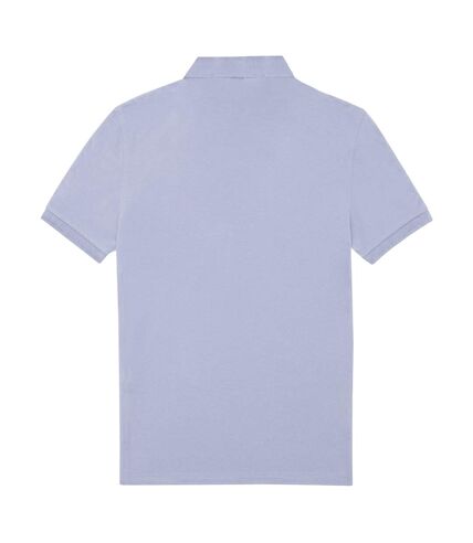 Mens polo shirt lavender B&C