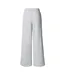 Womens/ladies Wide Leg Sweatpants Heather Grey Build Your Brand-3