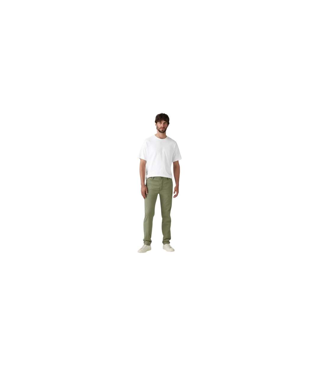 Chino Motif/style Texturé Karla Homme Vert Lichen Foncé Levis-1