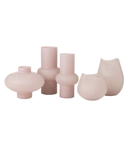 Vase Design Ligne Octave 20cm Rose