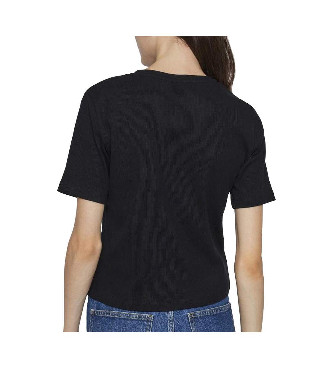 T-shirt noir femme vila sola-2